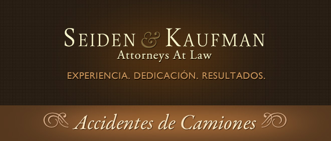 Truck Accidents Seiden and Kaufman Attorneys at Law